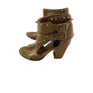 Laurence Decade Women's Studded Open Toe Ankle Booties - 37 1/2